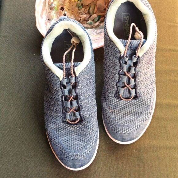 Propet Travelwalker Blue Sneakers - Picture 1 of 11
